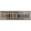 FUENTE DE PODER / APEX / DIGIMATE MLT668TL-X / MLT668T / E202404 / REV:1.0 / MODELOS LD3249 / LTV-4065WH